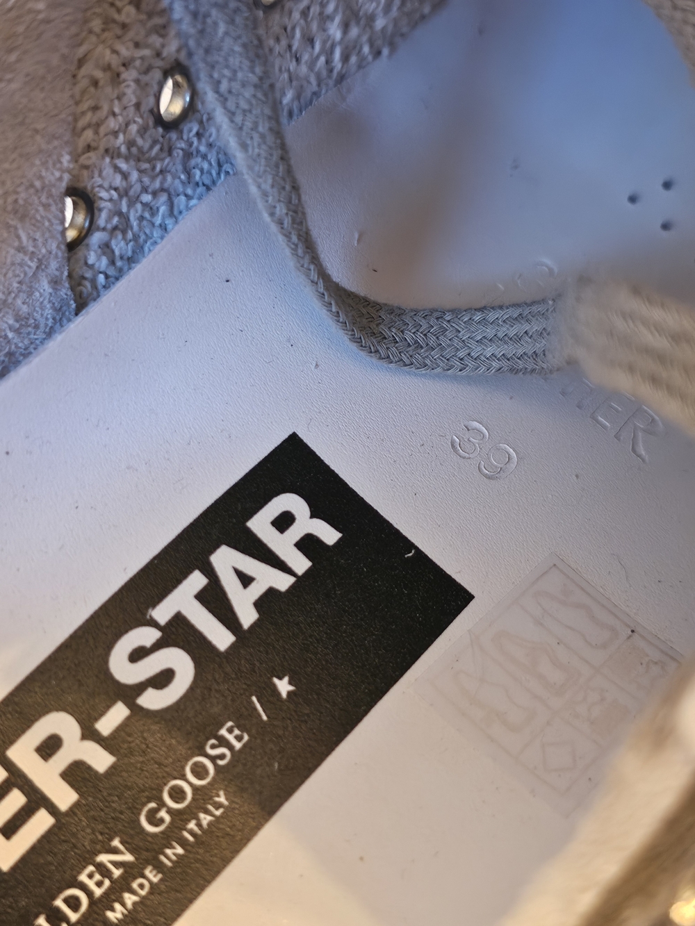 Golden Goose Superstar Canvas Crystal Charm Sneakers💎 - Picture 12 of 12
